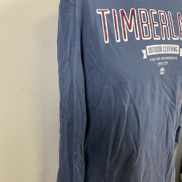 Timberland Men's LONG SLEEVE TURQUOISE T-Shirt 6208J-432 SIZE : L - Picture 6 of 6